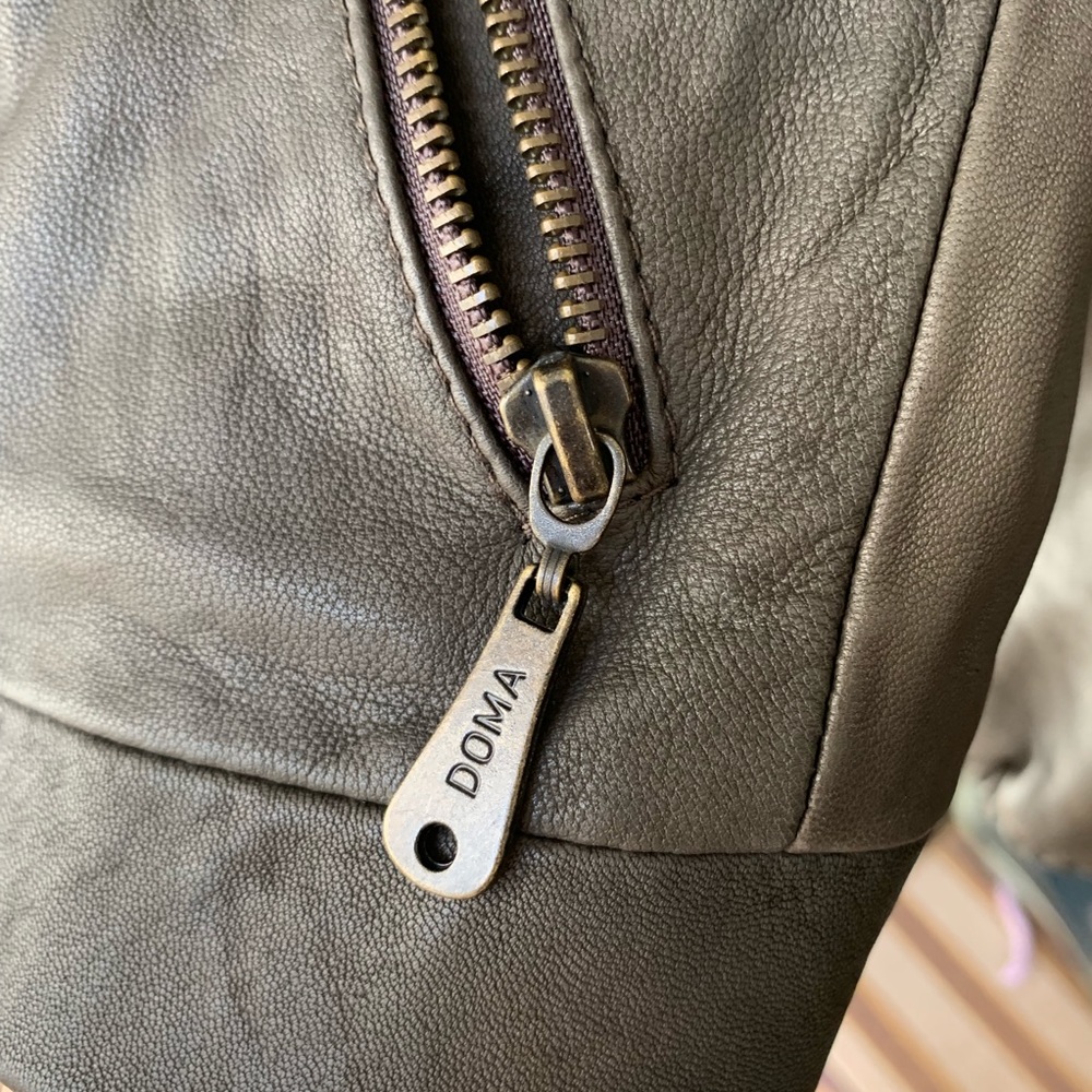 Doma Gray Leather Jacket - image 6